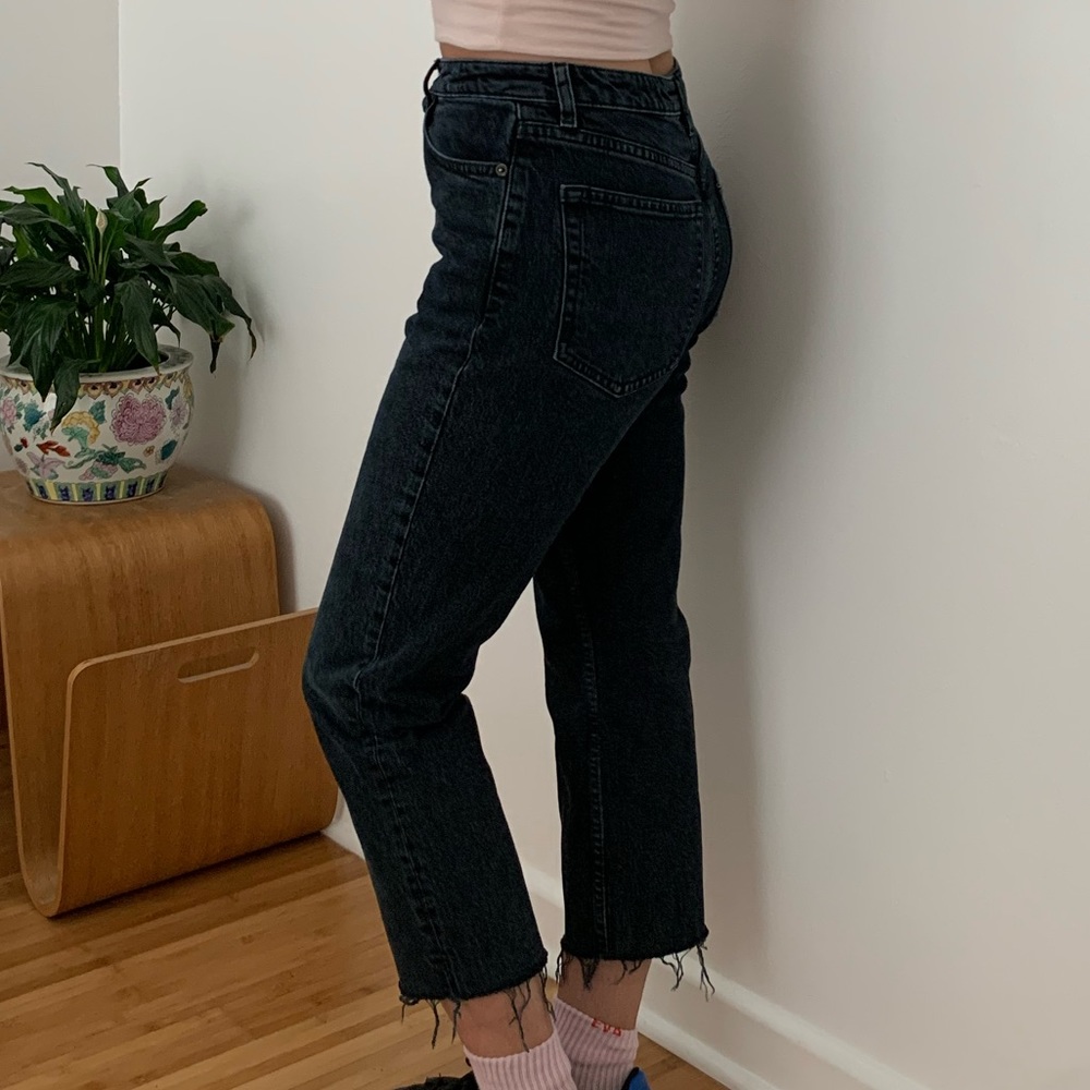 Top Shop Straight Leg Ankle Jean